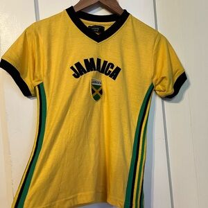 Jamaica Yellow T-Shirt Soccer Jersey
